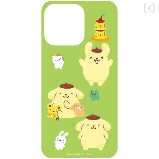 Japan Sanrio Lenticular Phone Case Insert For Clear iPhone Case - Pompompurin : Green - 2