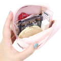 Japan Sanrio Frill Cosmetic Pouch - My Melody : 50th Anniversary Angel Pink - 3