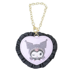 Japan Sanrio Mascot Bag Charm - Kuromi : 20th Anniversary Angel Purple Frill