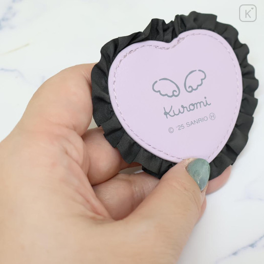 Japan Sanrio Mascot Bag Charm - Kuromi : 20th Anniversary Angel Purple Frill - 2