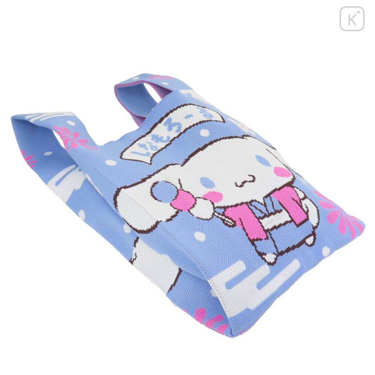 Japan Sanrio Jacquard Woven Hand Bag - Cinnamoroll : Kimono Smile - 2