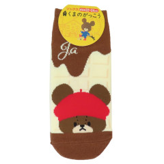 Japan The Bear's School Socks - Chocolate Apple