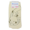 Japan Pokemon Ankle High Socks - Pikachu : Wink Ivory Beige - 2