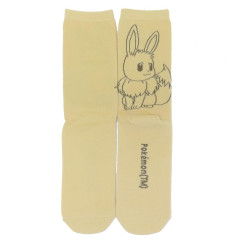 Japan Pokemon Ankle High Socks - Eevee : Light Yellow