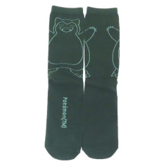 Japan Pokemon Ankle High Socks - Snorlax : Dark Green