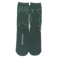 Japan Pokemon Ankle High Socks - Snorlax : Dark Green - 1