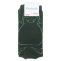 Japan Pokemon Ankle High Socks - Snorlax : Dark Green - 2