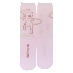 Japan Pokemon Ankle High Socks - Mew : Light Pink