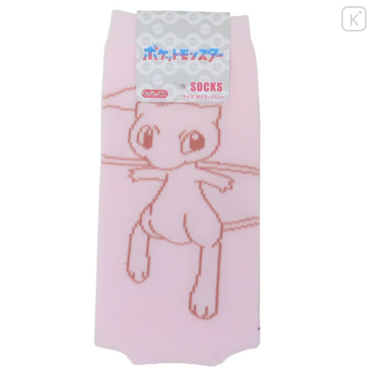 Japan Pokemon Ankle High Socks - Mew : Light Pink - 2