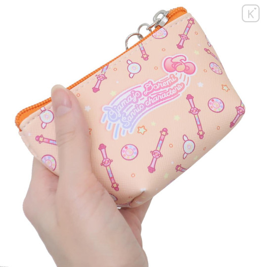 Japan Sanrio × Ojamajo Doremi Triangular Mini Pouch - My Melody × Hazuki Orange - 2