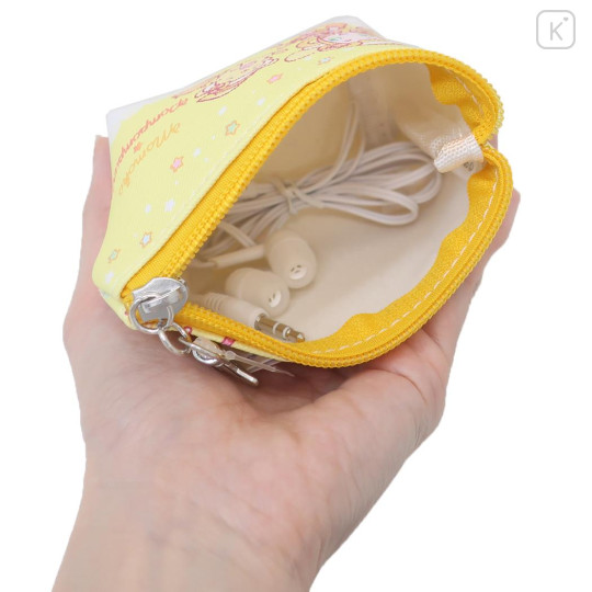 Japan Sanrio × Doremi Triangular Mini Pouch - Pompompurin × Momoko Yellow - 3