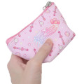 Japan Sanrio × Ojamajo Doremi Triangular Mini Pouch - Hello Kitty × Doremi Pink - 2