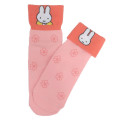 Japan Miffy Cuff Socks - Miffy : Pink Flower - 1