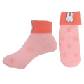 Japan Miffy Cuff Socks - Miffy : Pink Flower - 2