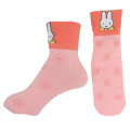 Japan Miffy Cuff Socks - Miffy : Pink Flower - 3