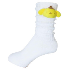 Japan Sanrio Mascot Loose Socks - Pompompurin : 30cm Length