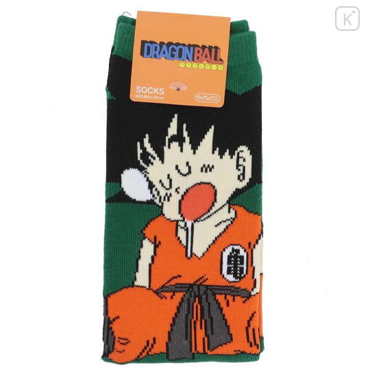 Japan Dragon Ball Ankle High Socks - Goku Sleeping Dark Green - 2