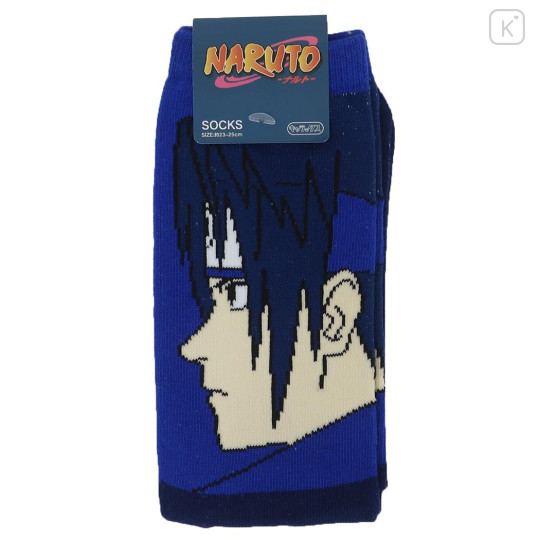 Japan Naruto Ankle High Socks - Sasuke Black Blue - 2
