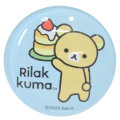 Japan San-X Glass Magnet - Rilakkuma : Basic Rilakkuma Favorite Things Cake Blue - 1