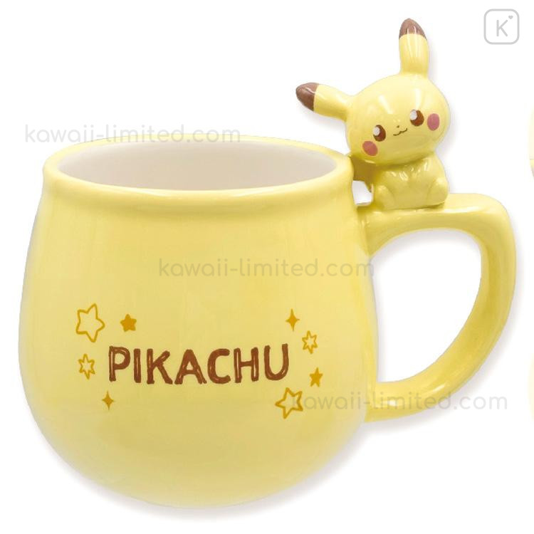 Japan Pokemon 3D Porcelain Mug with Nokkari Figure - Pikachu Japan Pokemon 3D Porcelain Mug with Nokkari Figure - Pikachu