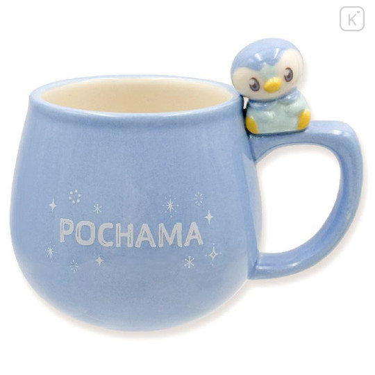 Japan Pokemon 3D Porcelain Mug with Nokkari Figure - Piplup : Pokepeace - 1
