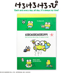 Japan Sanrio A6 Notepad - Keroppi