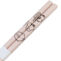 Japan Peanuts Chopsticks & Mascot Chopstick Rest - Snoopy : Beige Pink - 2