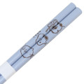 Japan Peanuts Chopsticks & Mascot Chopstick Rest - Olaf : Blue - 2