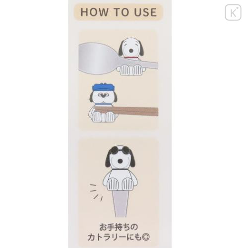 Japan Peanuts Chopsticks & Mascot Chopstick Rest - Olaf : Blue - 5