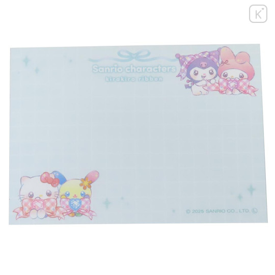Japan Sanrio Mini Notepad - Characters Sparkly Ribbon Twinkle Eyes A - 3