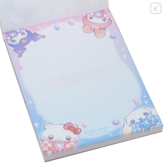 Japan Sanrio Mini Notepad - Characters Sparkly Ribbon Twinkle Eyes B - 2