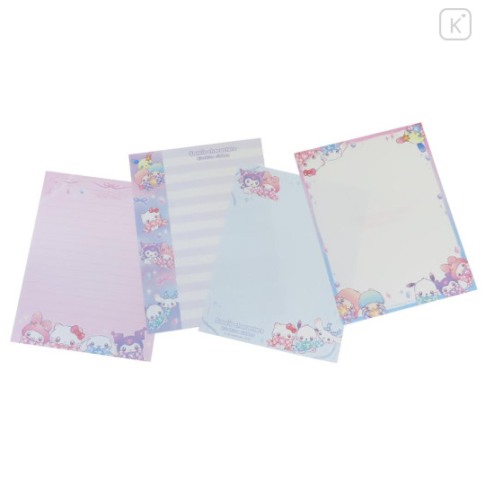 Japan Sanrio Volume Up Letter Envelope Set - Characters Sparkly Ribbon Twinkle Eyes - 2