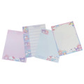 Japan Sanrio Volume Up Letter Envelope Set - Characters Sparkly Ribbon Twinkle Eyes - 2