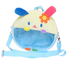 Japan Sanrio Plush Pochette 2-Way Convertible Backpack & Crossbody Bag - Usahana : Clear Window