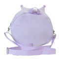 Japan Sanrio Plush Pochette 2-Way Convertible Backpack & Crossbody Bag - Kuromi : Clear Window - 2