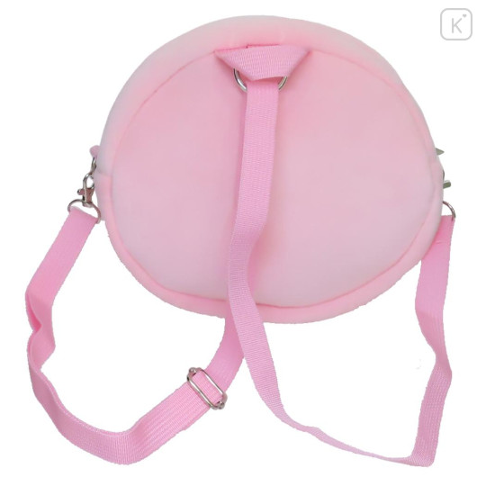 Japan Sanrio Plush Pochette 2-Way Convertible Backpack & Crossbody Bag - My Melody : Clear Window - 3