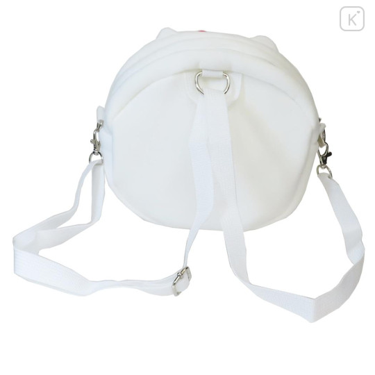 Japan Sanrio Plush Pochette 2-Way Convertible Backpack & Crossbody Bag - Hello Kitty : Clear Window - 3