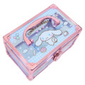 Japan Sanrio Clear Makeup Organizer Vanity Case - Cinnamoroll : Blue Pink - 3