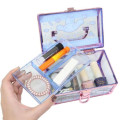 Japan Sanrio Clear Makeup Organizer Vanity Case - Cinnamoroll : Blue Pink - 4