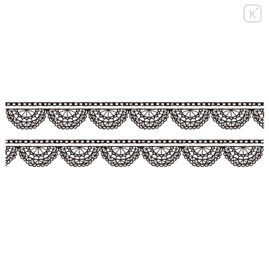 Japan Kamio Coro-Re Rolling Stamp Plus - Edge Lace - 2