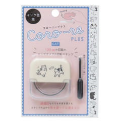 Japan Kamio Coro-Re Rolling Stamp Plus - Cat Meow