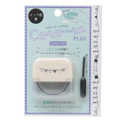 Japan Kamio Coro-Re Rolling Stamp Plus - Garland Flag