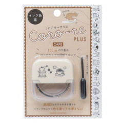 Japan Kamio Coro-Re Rolling Stamp Plus - Cafe