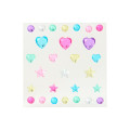 Japan Sanrio Original Heart-Shaped Glitter Trinket Box & Charm Set - Cinnamoroll : Compact Gold - 5