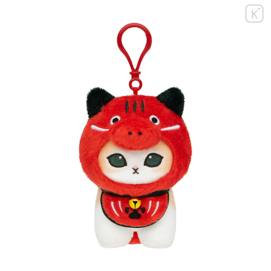 Japan Mofusand Mascot Holder - Lucky Cat Akabeko - 1