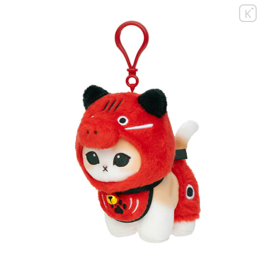 Japan Mofusand Mascot Holder - Lucky Cat Akabeko - 5