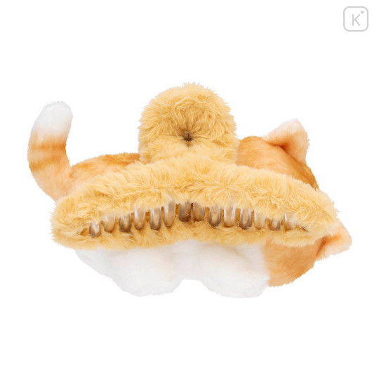Japan Mofusand Mascot Hair Claw Clip - Brown White Cat - 7