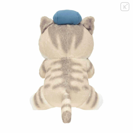 Japan Mofusand Monitor Plush Toy - Mofusand Coffee And Donuts Hot Cat : Watching from Your Desktop - 6
