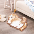 Japan Mofusand Die-cut Fluffy Floor Mat - Brown Cat Butt - 2