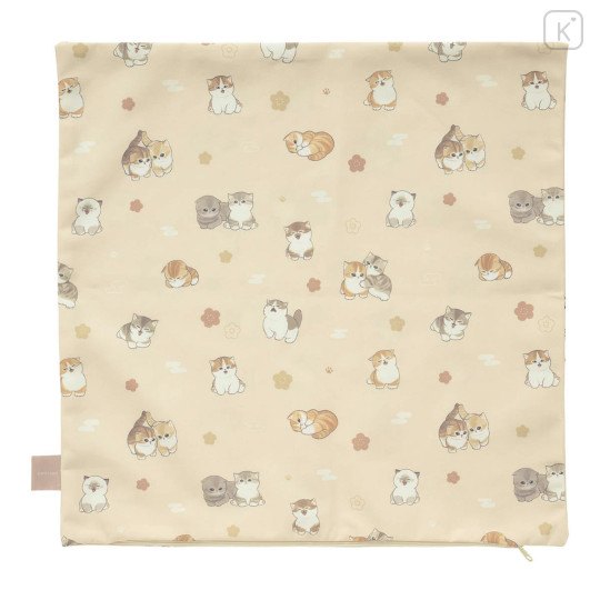 Japan Mofusand Die-cut Cushion Cover - Mofusand Coffee And Donuts White Cat Pink - 1